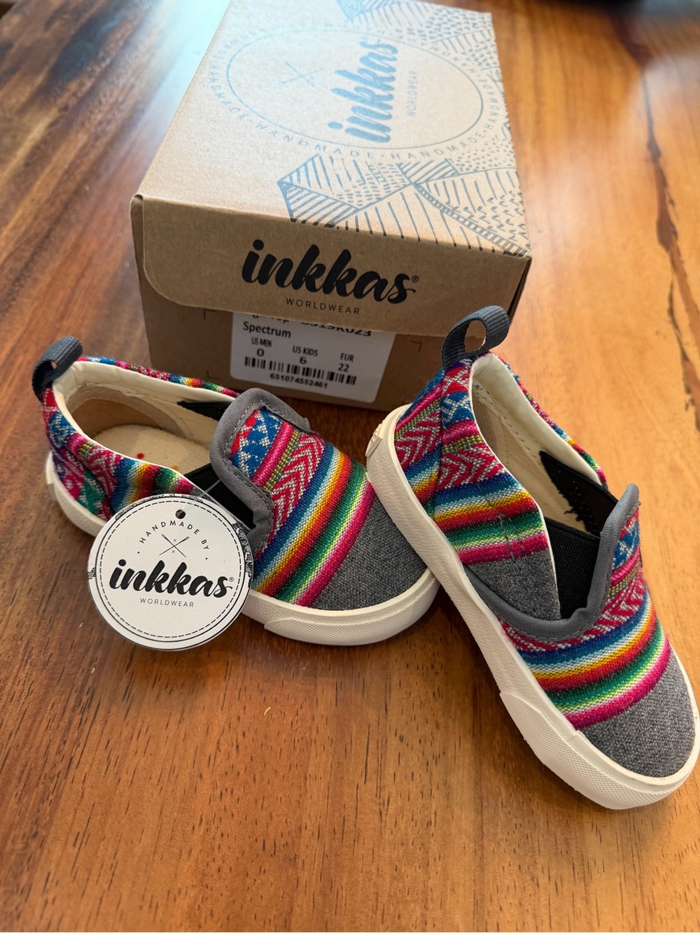 inkkas Kids Slip-On Sneakers — NWT - 6